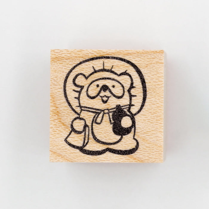 Swaying Tanuki Stamp