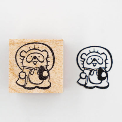 Swaying Tanuki Stamp